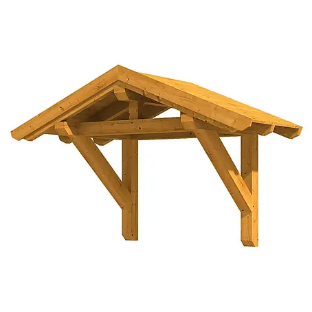 SKAN HOLZ  Giebelvordach Siegen 1