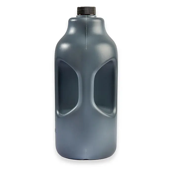 Mont Marte Acrylfarbe Signature - Lampenschwarz, 2.000 ml, Flasche mit Tropfpipette - Dunkelgraue Kunststoffflasche mit schwarzem Schraubverschluss und zwei integrierten Griffflächen.