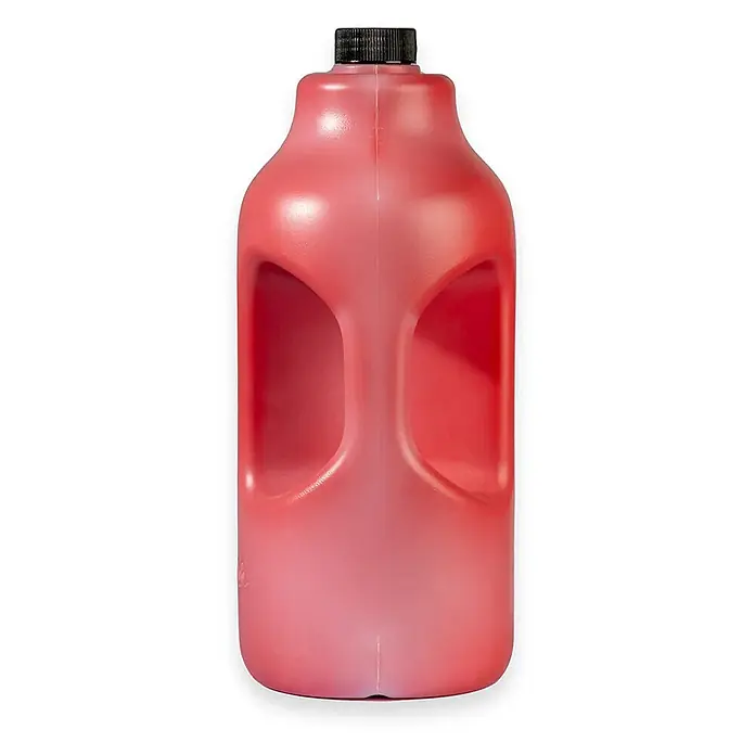 Mont Marte Acrylfarbe Signature - Brillantrot, 2.000 ml, Flasche mit Tropfpipette - Rote Plastikflasche mit schwarzem Schraubverschluss und integrierten seitlichen Griffen.