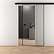 Diamond Doors Black Edition Schiebetür-Komplettset Edge (935 x 2 058 mm, Klarglas) | BAUHAUS