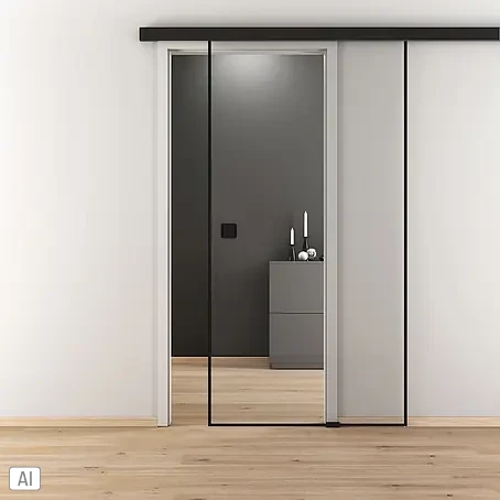Diamond Doors Black Edition Schiebetür-Komplettset Edge