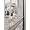 Fensterbank Jura (126 x 25 x 2 cm, Braun/Beige/Gelb, Poliert)