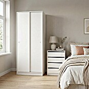 Muebles Pitarch Tibet Armario de puertas correderas (L x An x Al: 50 x 74 x 180 cm, Blanco) | BAUHAUS