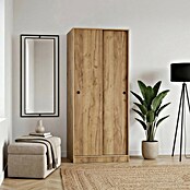 Muebles Pitarch Tibet Armario de puertas correderas (L x An x Al: 50 x 74 x 180 cm, Roble Kraft) | BAUHAUS