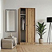 Muebles Pitarch Tibet Armario de puertas correderas (L x An x Al: 50 x 74 x 180 cm, Roble Kraft) | BAUHAUS