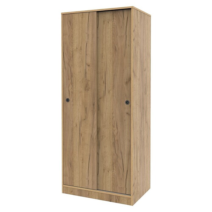 Muebles Pitarch Tibet Armario de puertas correderas (L x An x Al: 50 x 74 x 180 cm, Roble Kraft) | BAUHAUS