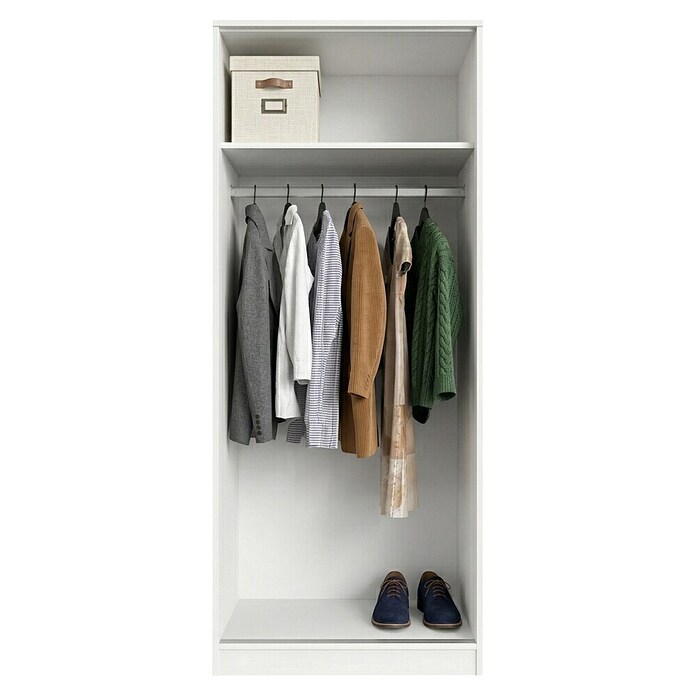Muebles Pitarch Tibet Armario de puertas correderas (L x An x Al: 50 x 74 x 180 cm, Blanco) | BAUHAUS