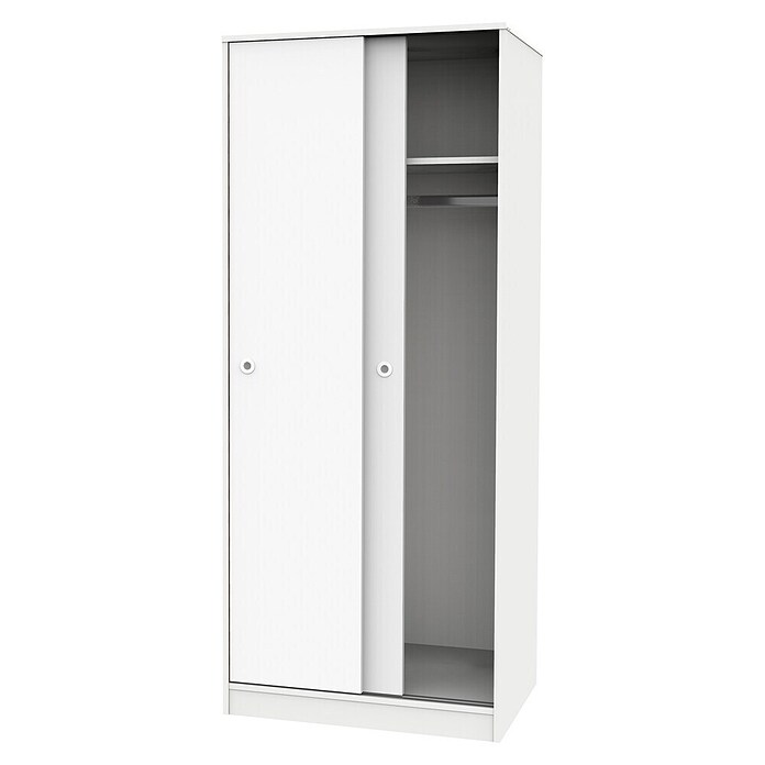 Muebles Pitarch Tibet Armario de puertas correderas (L x An x Al: 50 x 74 x 180 cm, Blanco) | BAUHAUS