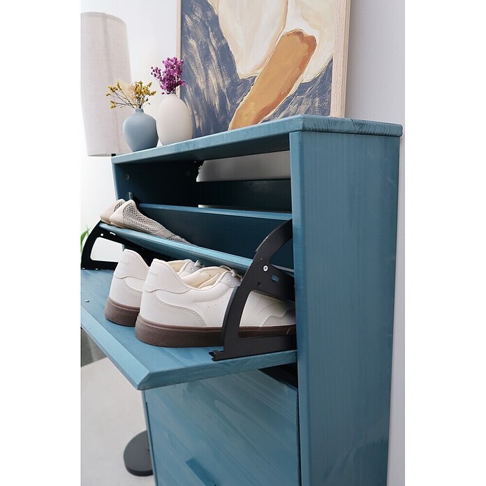 Astigarraga Vita Zapatero (L x An x Al: 25 x 64,8 x 114,8 cm, Natural, Número de compartimentos: 3 ud.) | BAUHAUS