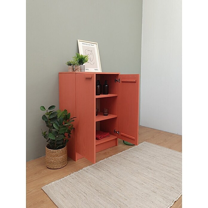 Astigarraga Vita Aparador (L x An x Al: 36 x 65 x 96 cm, Natural, Número de puertas: 2 ud.) | BAUHAUS