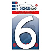 Pickup 3D Home Número (Altura: 10 cm, Plástico, Motivo: 6)