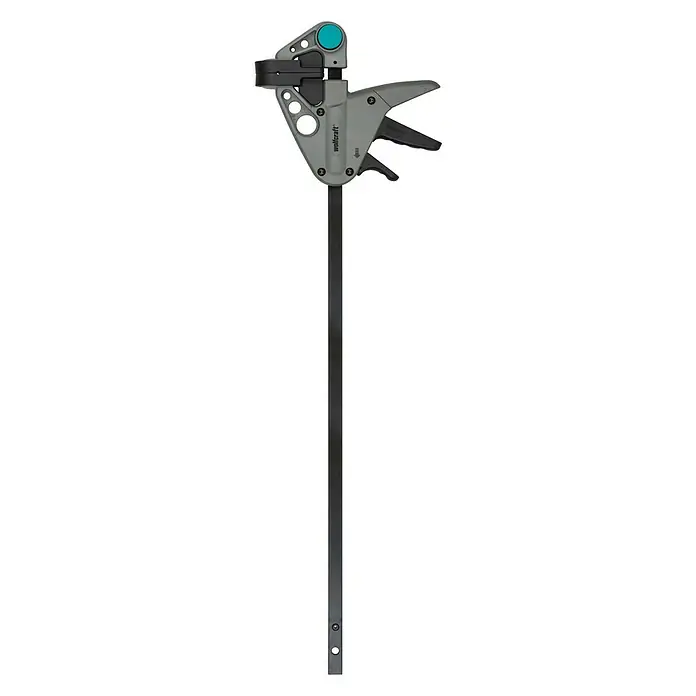 Wolfcraft Einhandzwinge EHZ 65-400 - Spannweite: 400 mm, Ausladung: 65 mm - Die Wolfcraft Einhandzwinge ES 45 ist ideal für schnelles und einfaches Spannen und Fixieren. Sie ist robust und vielseitig einsetzbar.