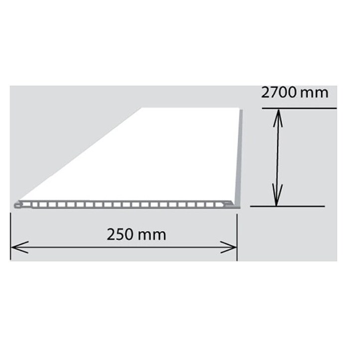 Zidni paneli Maxidecor  (Širina: 25 cm, Visina: 270 cm) | BAUHAUS