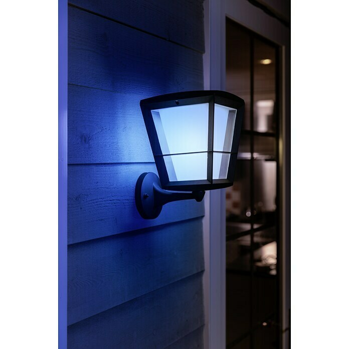 Philips Hue Led-wandlamp voor buiten (1 lampen, 15 W, Lichtkleur: Bont, IP44)