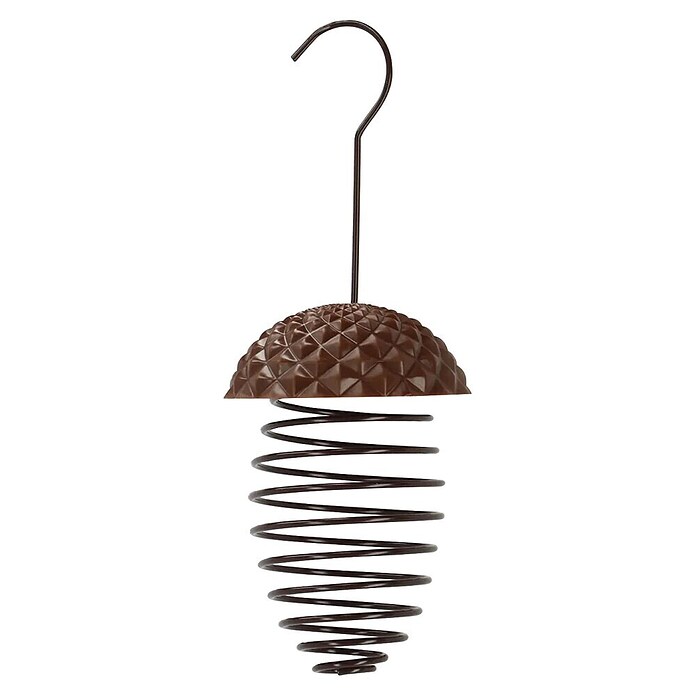 Esschert Design Ptičja hranilnica v obliki želoda  (Kovina, 9,8 x 9,8 x 27 cm) | 7543 - Futterhäuschen/Nistkästen | IAJD - Vogelbedarf | IAJ - Tierbedarf | IA - Gartenhartware | I - Stadtgarten | BAUHAUS