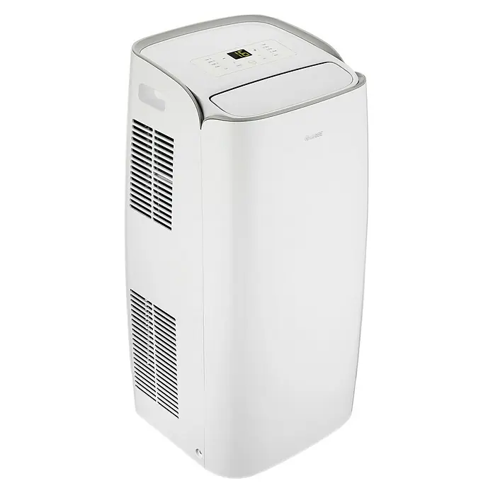 PR Klima Aire acondicionado portátil Moma - 3.500 W, Tamaño de la estancia: 35 m², Blanco - Aire acondicionado portátil en blanco con pantalla digital. Ideal para enfriar habitaciones individuales.
