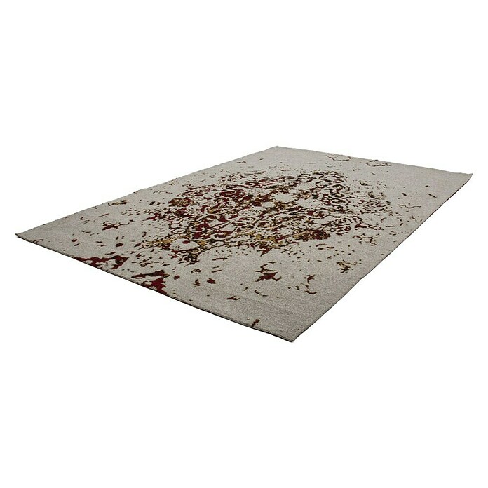Kayoom Flachgewebeteppich Sitar (Elfenbein/Orange, 150 x 80 cm)