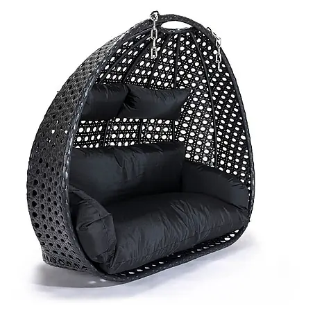 Home Deluxe  Hängesessel TWIN Korb inkl. Kissen