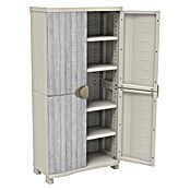 Plastiken Space Saver Armario multiusos de plástico  (L x An x Al: 45 cm x 90 mm x 184 cm, Nordic) | BAUHAUS