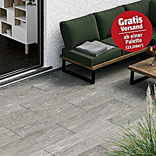 Esterno 20 T by Palazzo Terrassenfliese Davos (40 x 120 x 2 cm, Greige, Matt)