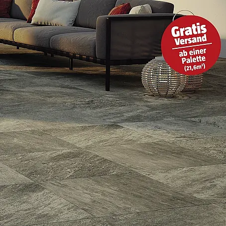Atlas Concorde Solution Regent Terrassenfliese Grey