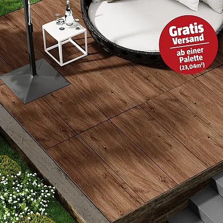 Marazzi  Terrassenfliese Esterno 20T Woodliving Scuro