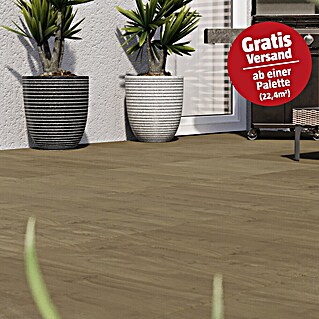 Terrassenfliese Garden Rustbrown 2.0 (59,7 x 59,7 x 2 cm, Braun)