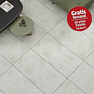 Cersanit Terrassenfliese Metropolis (59,3 x 119,3 x 2 cm, Light Grey, Matt)