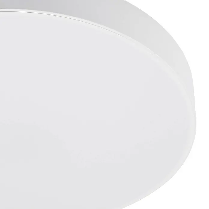 Lindby Deckenleuchte Simera - weiß / opal - Weiße, runde LED-Deckenleuchte mit diffuser Oberfläche.