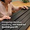 Jalousie Bambus (B x H: 250 x 240 cm, Schwarz, Holz) | BAUHAUS