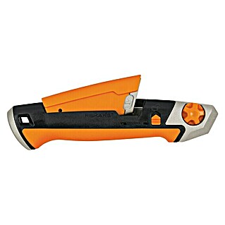 Fiskars CarbonMax Cuchillo cúter (Anchura de hoja: 18 mm, Naranja/Negro)