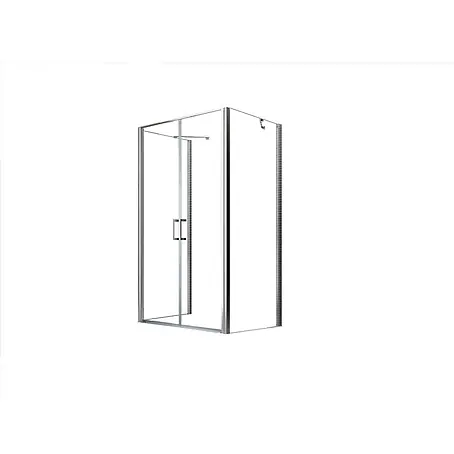 Glaszentrum Hagen  U-Duschkabine 100x80x100x195cm Mille U-Duschkabine