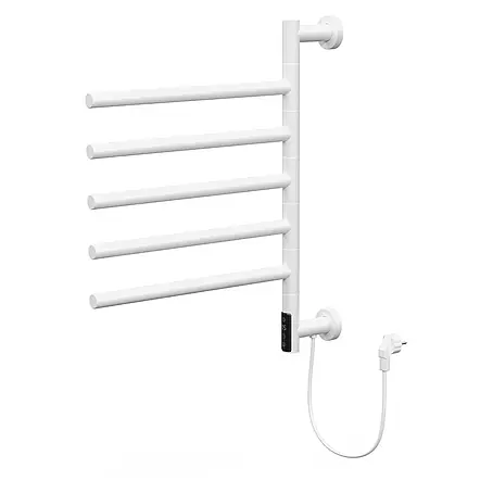 Handtuchwärmer Elektrisch Weiß 75W 450x622 mm 180° drehbar