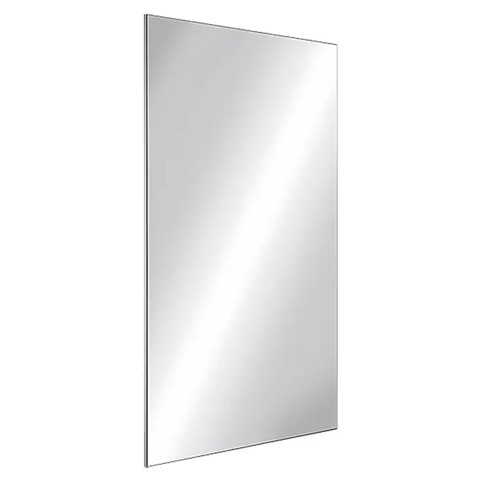 Delabie Wandspiegel Delabie Spiegel bruchsicher 10x385x485 mm Edst. spiegelpol. - 50,5 x 3 cm, Silber - Einfacher rechteckiger Spiegel mit reflektierender Oberfläche.