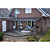 Gardendreams Terrassenüberdachung Elegance (B x T: 600 x 305,5 cm, Graualuminium, Verbundsicherheitsglas (VSG), Klar) | BAUHAUS