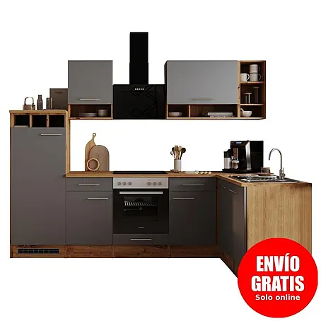 Respekta  Cocina modular completa esquinera Hilde