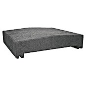 Mauerabdeckplatte R (25 x 26 x 4,8 cm, Anthrazit, Beton)