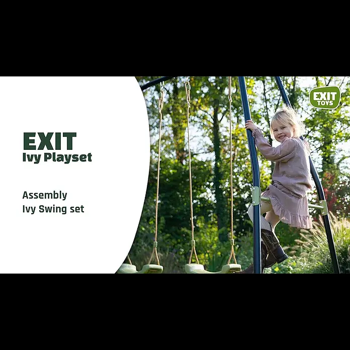 Exit Toys Schaukel Ivy - B x L: 243 x 110 cm, Metall - Assembly EXIT Ivy Swing Set