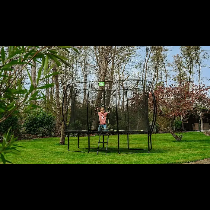 Exit Toys Trampolin Silhouette - L x B x H: 366 x 244 x 274 cm, Grün - EXIT Silhouette rectangular trampolines