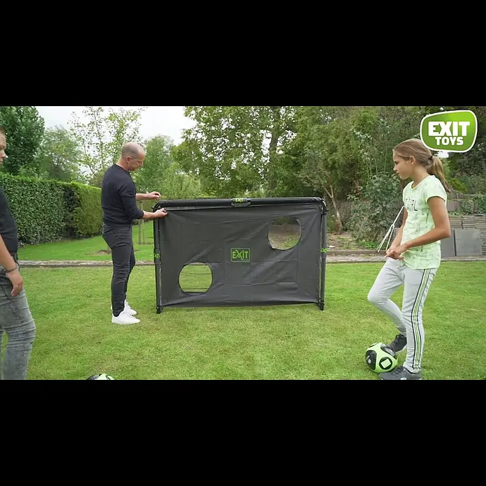 Exit Toys Fußballtor Maestro - 180 x 120 cm, Mit Torwand, Schwarz - EXIT Maestro football goal