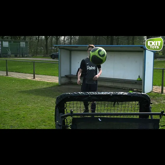 Exit Toys Fußballtor Kickback Rebounder - 142 x 105 cm, Schwarz - EXIT Kickback rebounders