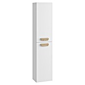 Armario auxiliar Danubio (An x Pr x Al: 35 x 25 x 110 cm, Blanco mate/Roble bardolino) | BAUHAUS