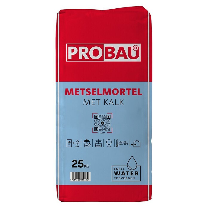 Probau Metselmortel met kalk (25 kg) | BAUHAUS