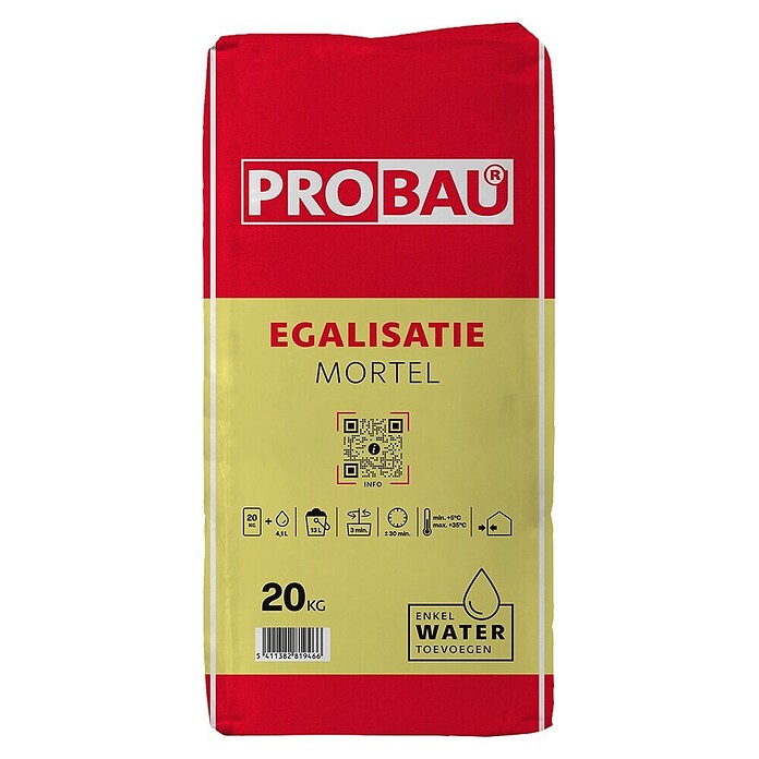 Probau Egalisatiemortel C25 F5 (20 kg) | BAUHAUS