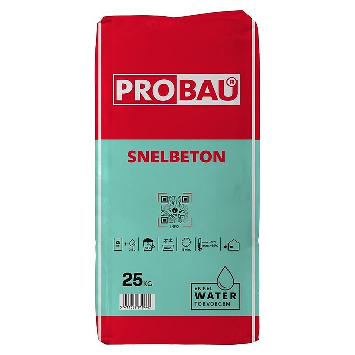 Probau Beton / Snelbeton (25 kg) | BAUHAUS