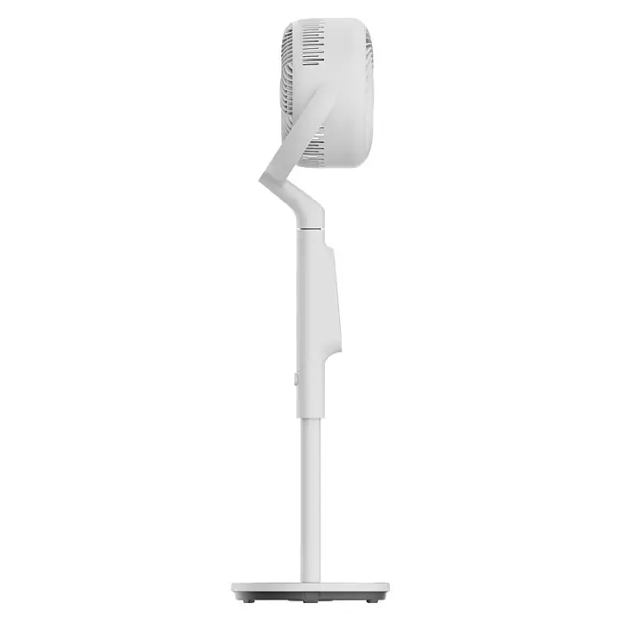 Midea Standventilator MFS242RDDW - Weiß, 35 cm, 110 cm - Weißer moderner Standventilator mit verstellbarem Kopf und ausziehbarer Basis.