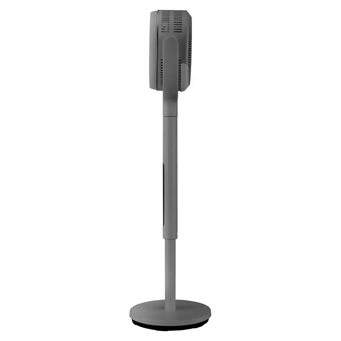 Midea Standventilator MCF25GRB - Grau, 34,5 cm, 112 cm - Schlichter, grauer, höhenverstellbarer Standventilator mit rundem Fuß.