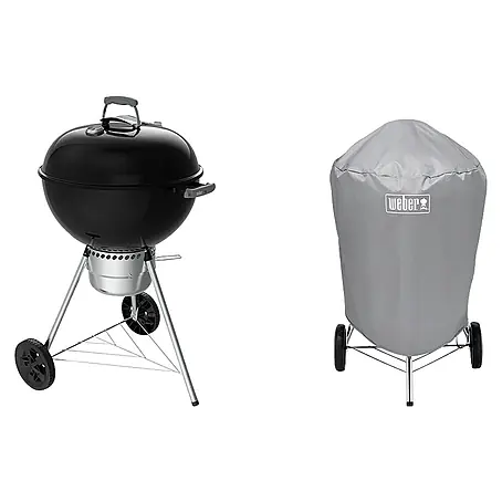 Weber  Barbacoa redonda con tapa Original Kettle Premium + Funda