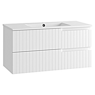 Mueble de lavabo Claire (L x An x Al: 45 x 100 x 50 cm, Blanco)