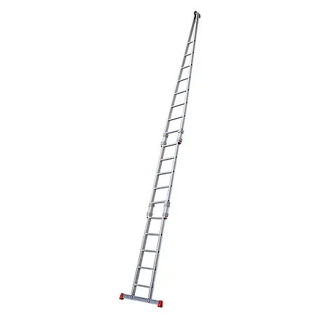 Siedra-Leitern  Anlegeleiter Glasreinigerleiter 159 mit 18 Stufen - 8x Stufen Oberteil 5x Stufen Mittelt